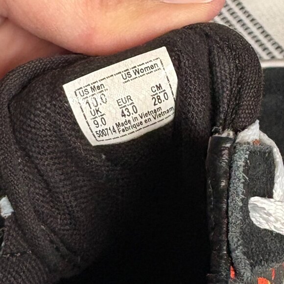 Vans Old Skool Pop Camo Mens 10 Spicy Orange & Black Skateboard Shoes - Picture 6 of 6